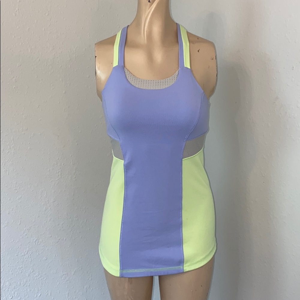 Ivivva lululemon girls tank with bra 14 EUC